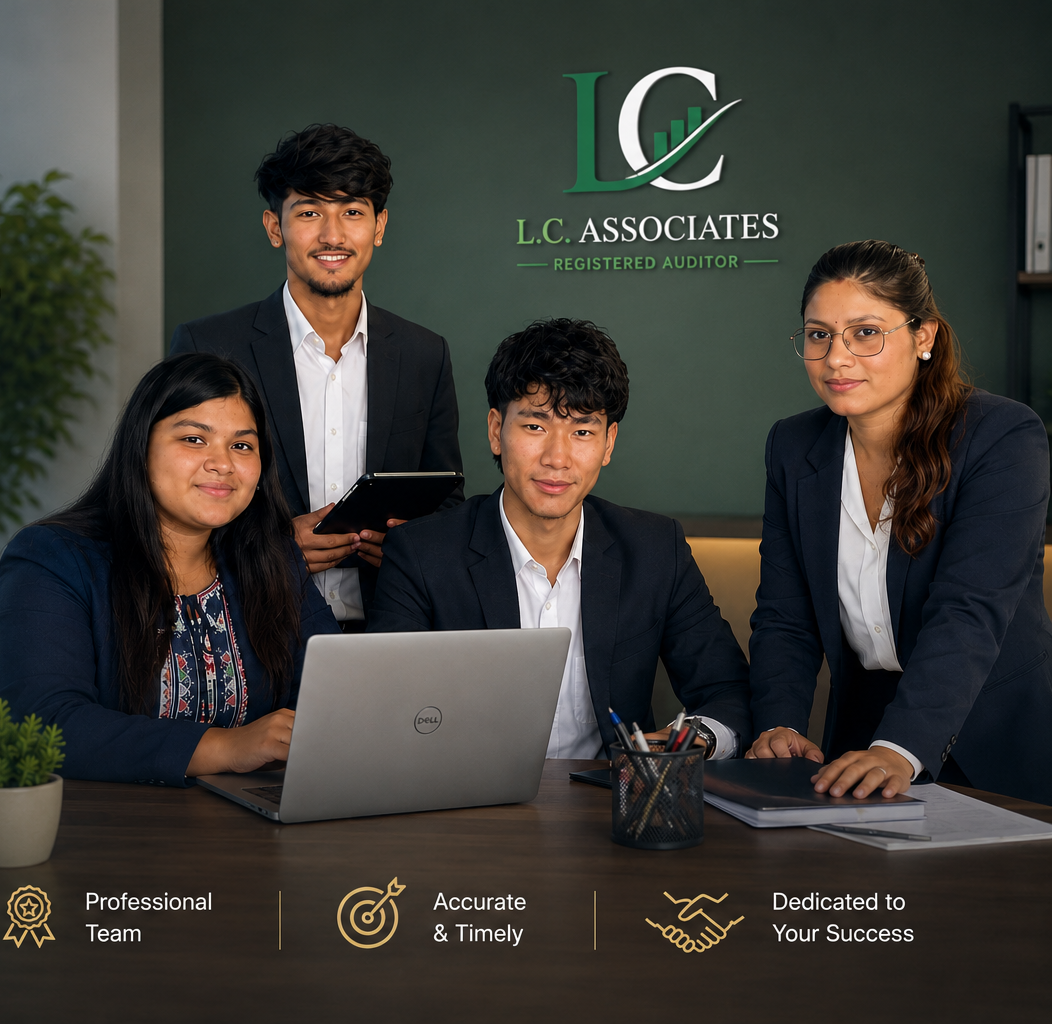 L.C. Associates Team- Chartered Accountants Office in Butwal Nepal